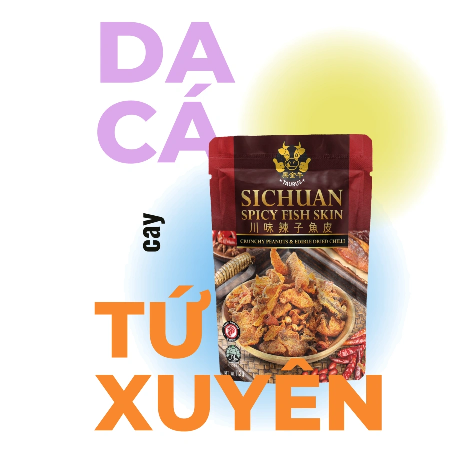 Snack da cá trứng muối Taurus đến với người tiêu dùng Việt